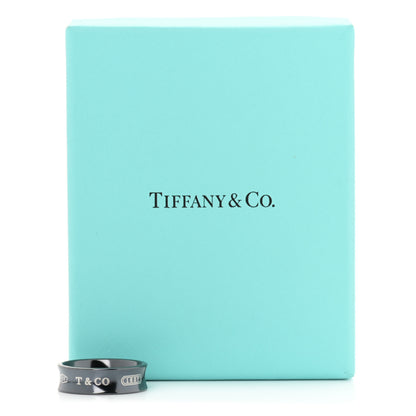 Tiffany Titanium 1837 Band Ring 62 10 5 of 5