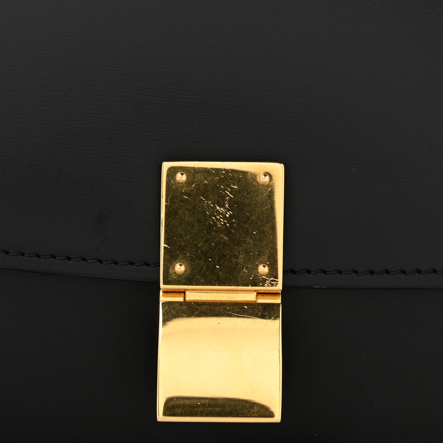 Box Calfskin Small Classic Box Flap Bag Black