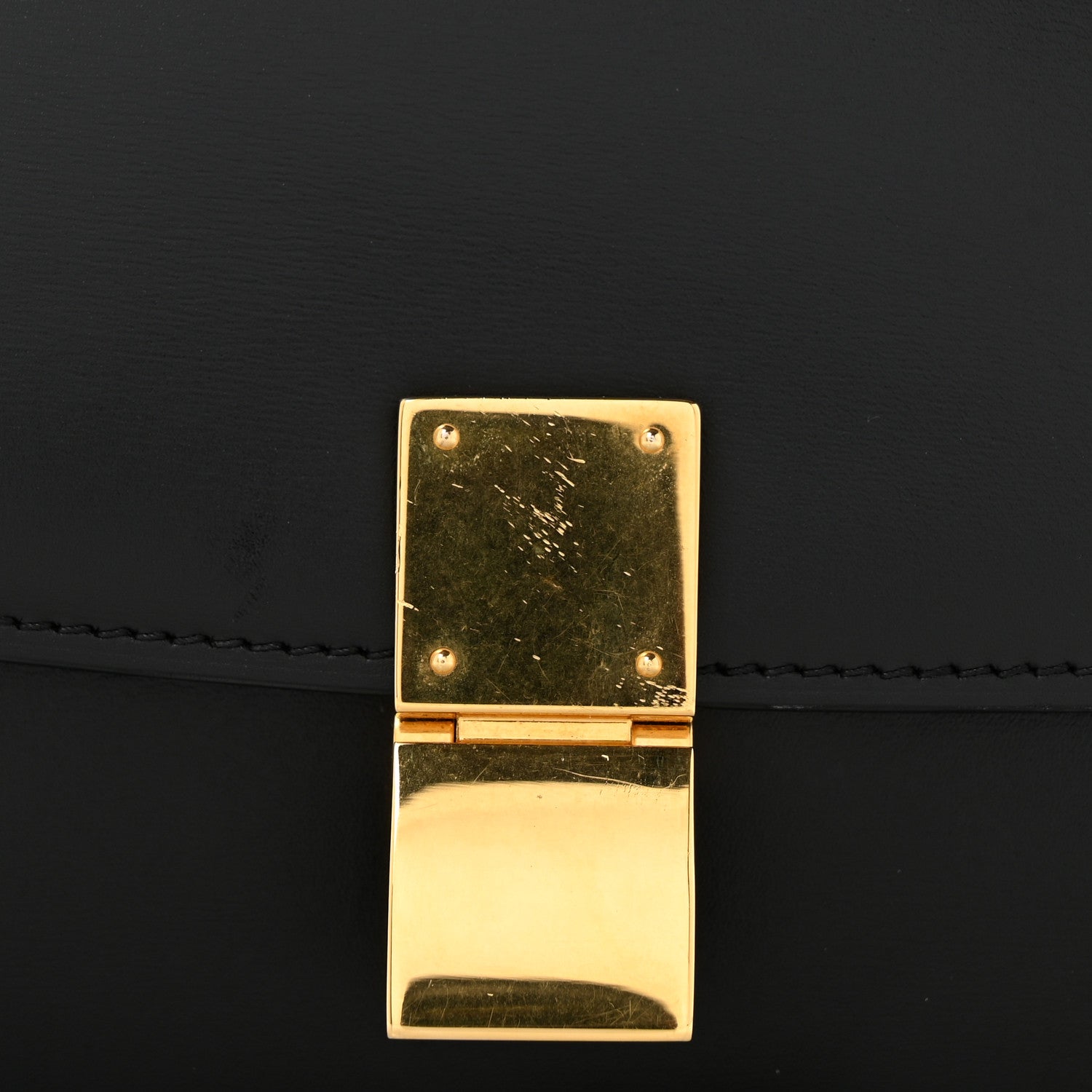 Celine Box Calfskin Small Classic Box Flap Bag Black 11 of 13