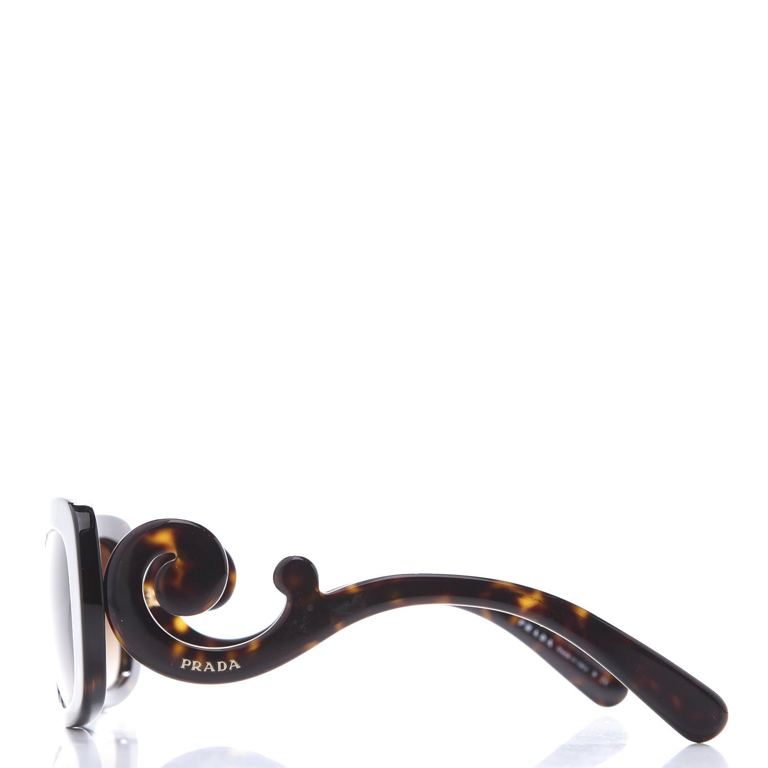 Prada Acetate Baroque Sunglasses SPR 27O Tortoise 2 of 7