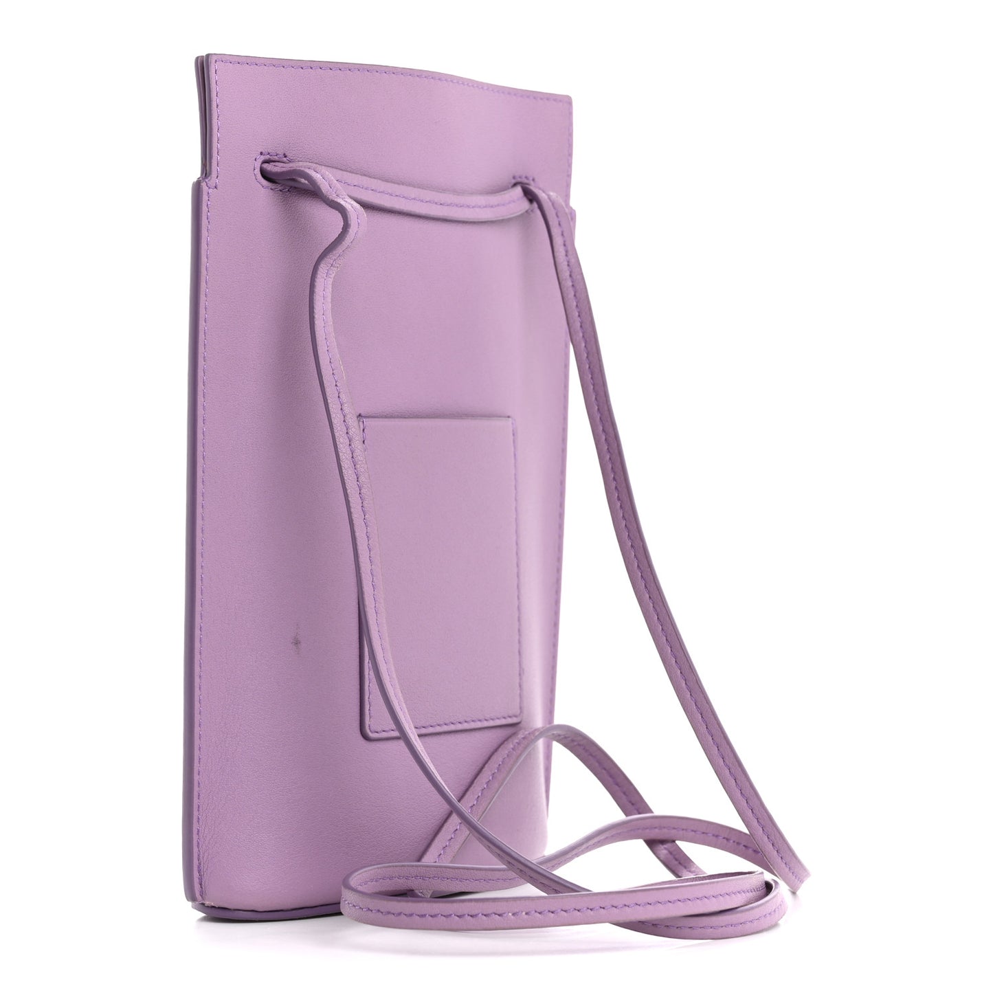 Smooth Calfskin Dice Pocket Purple
