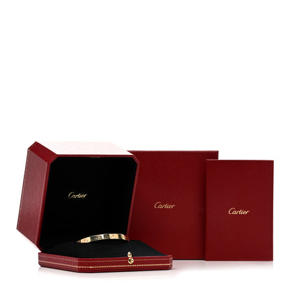Cartier 18K Yellow Gold LOVE Cuff Bracelet 19 4 of 4