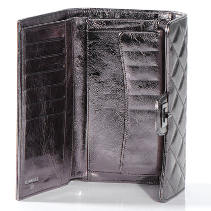Chanel Lambskin Mademoiselle Reissue Wallet Metallic 5 of 7