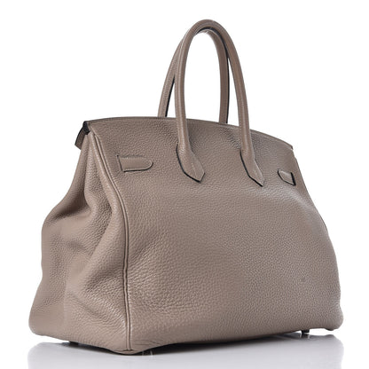 Hermes Togo Birkin 35 Gris Tourterelle 4 of 42