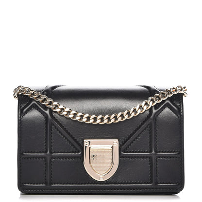 Christian Dior Lambskin Baby Diorama Flap Bag Black 1 of 8