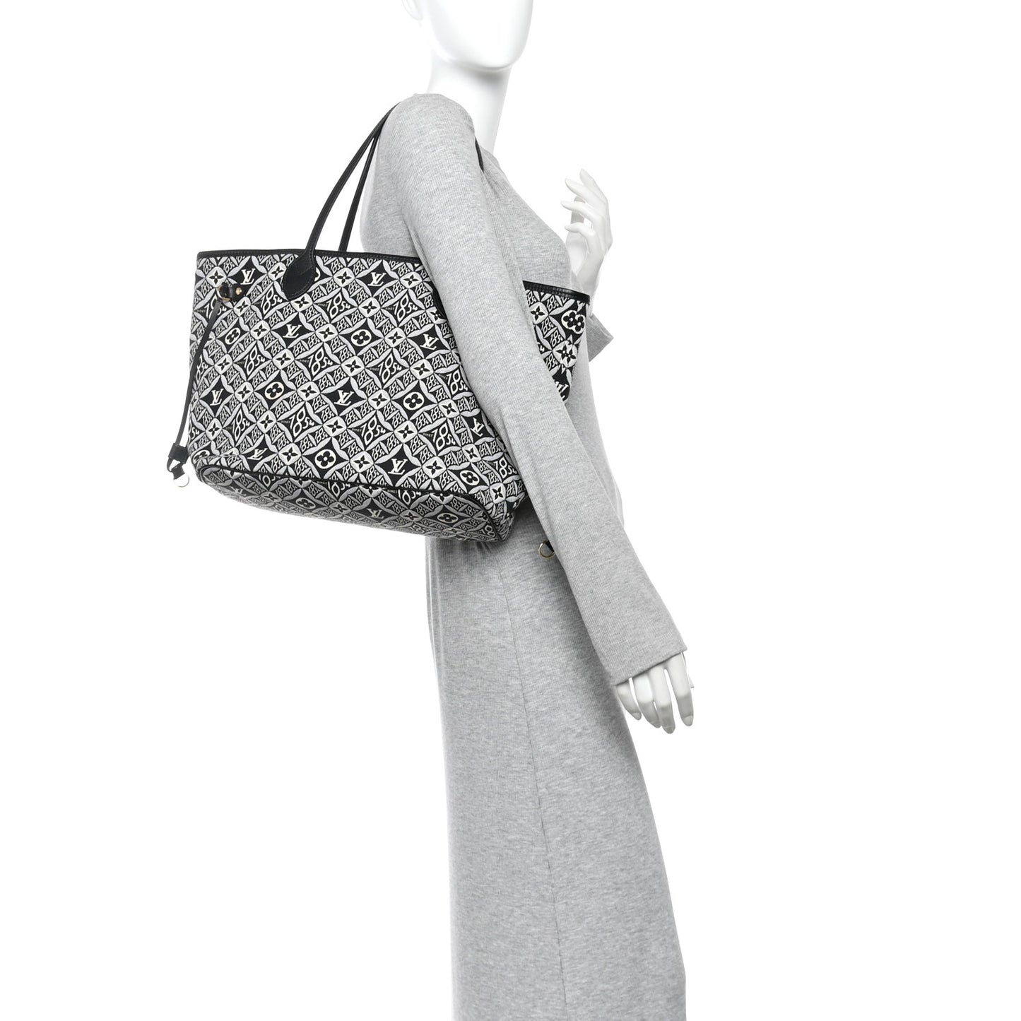 Jacquard Since 1854 Neverfull MM Grey
