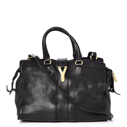Saint Laurent Sheepskin Small Cabas ChYc Black 1 of 14