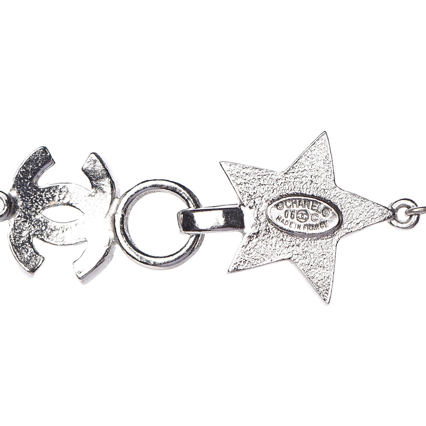 Pearl CC Star Long Necklace Gold
