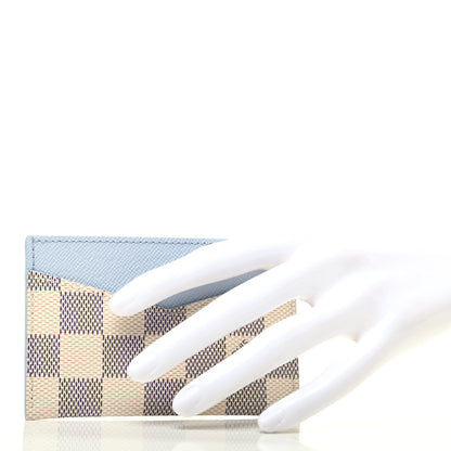 Louis Vuitton Damier Azur Daily Card Holder Olympe Blue 2 of 7