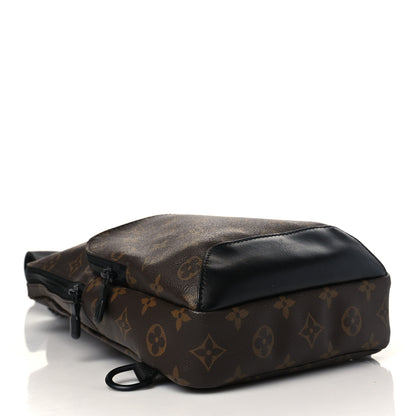 Louis Vuitton Monogram Macassar Avenue Sling Bag 4 of 9