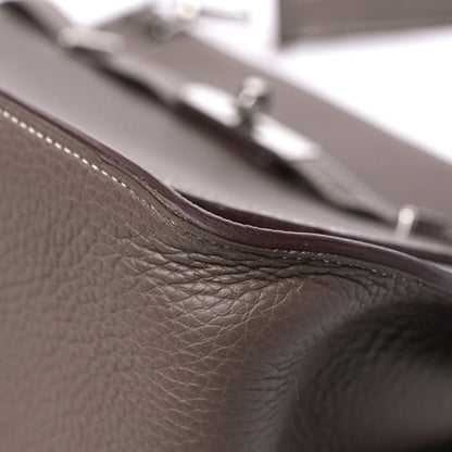 Hermes Taurillon Clemence Jypsiere 28 Etoupe 9 of 12
