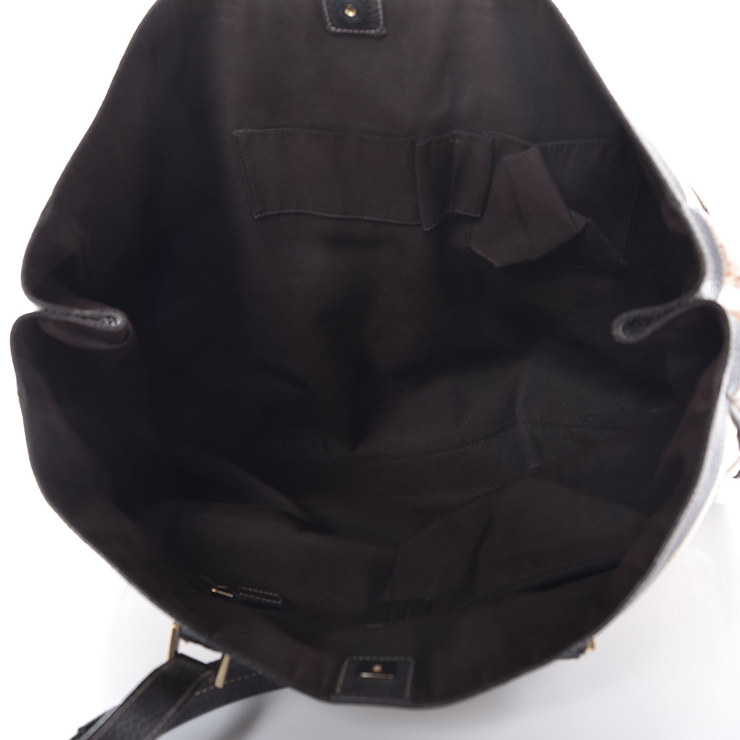 Gucci Crystal Monogram Tote Dark Brown 5 of 12