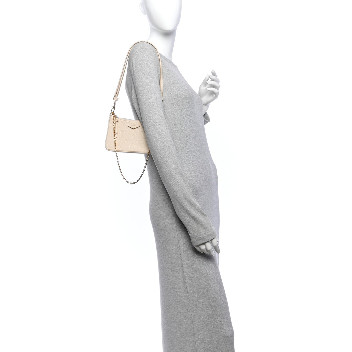 Louis Vuitton Empreinte Easy Pouch On Strap Cream 2 of 14