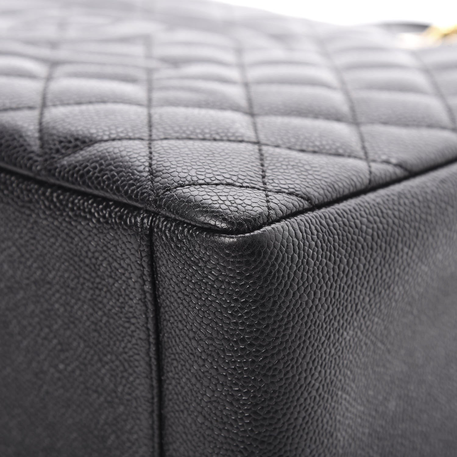 Chanel Caviar Quilted Grand Shopping Tote GST Black 10 of 14