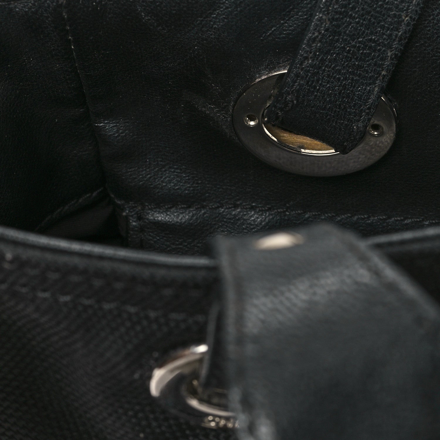 Chanel Coated Canvas Quilted Small Paris Biarritz Tote Black 12 of 12