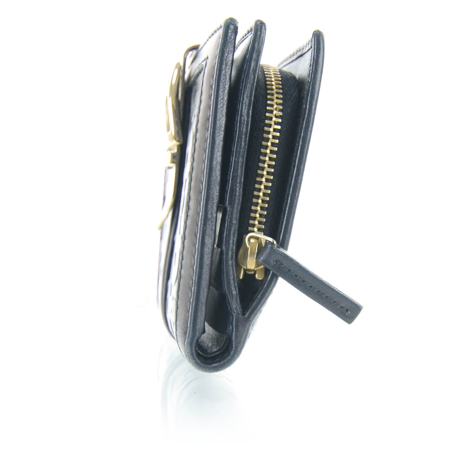 Gucci Horsebit Embossed Glam French Wallet 3 of 9