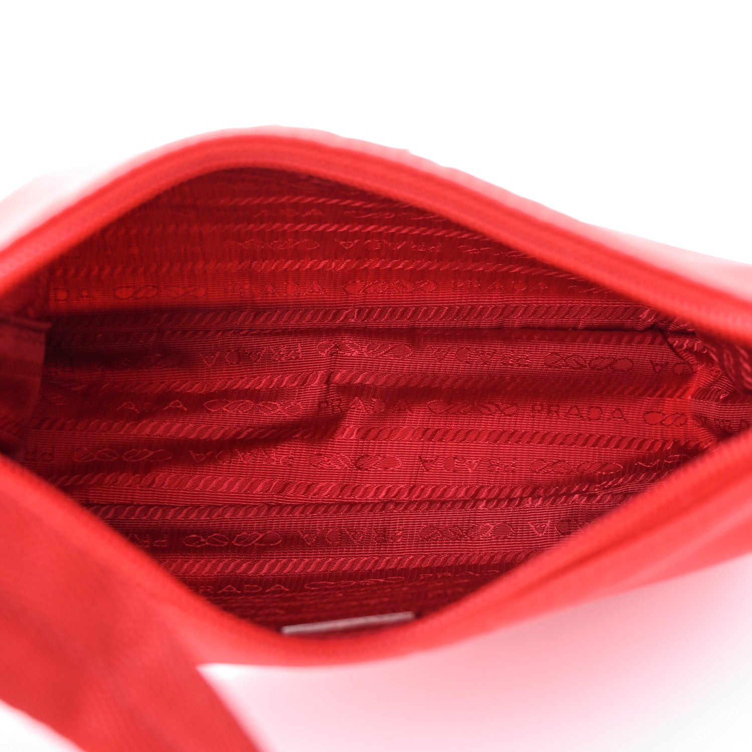 Prada Tessuto Nylon Mini Re-Edition 2000 Bag Rosso 7 of 11