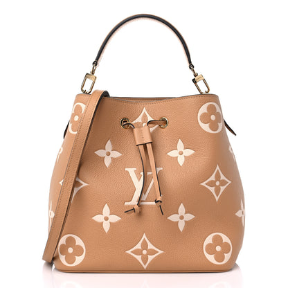 Louis Vuitton Empreinte Monogram Giant Neonoe MM Arizona Beige 3 of 9