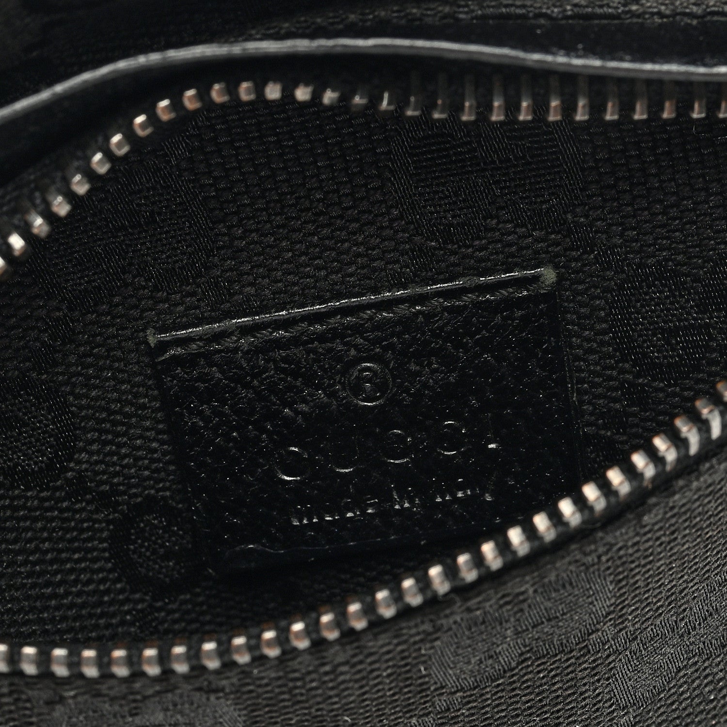 Gucci GG Monogram Double Pocket Belt Bag Black 8 of 10