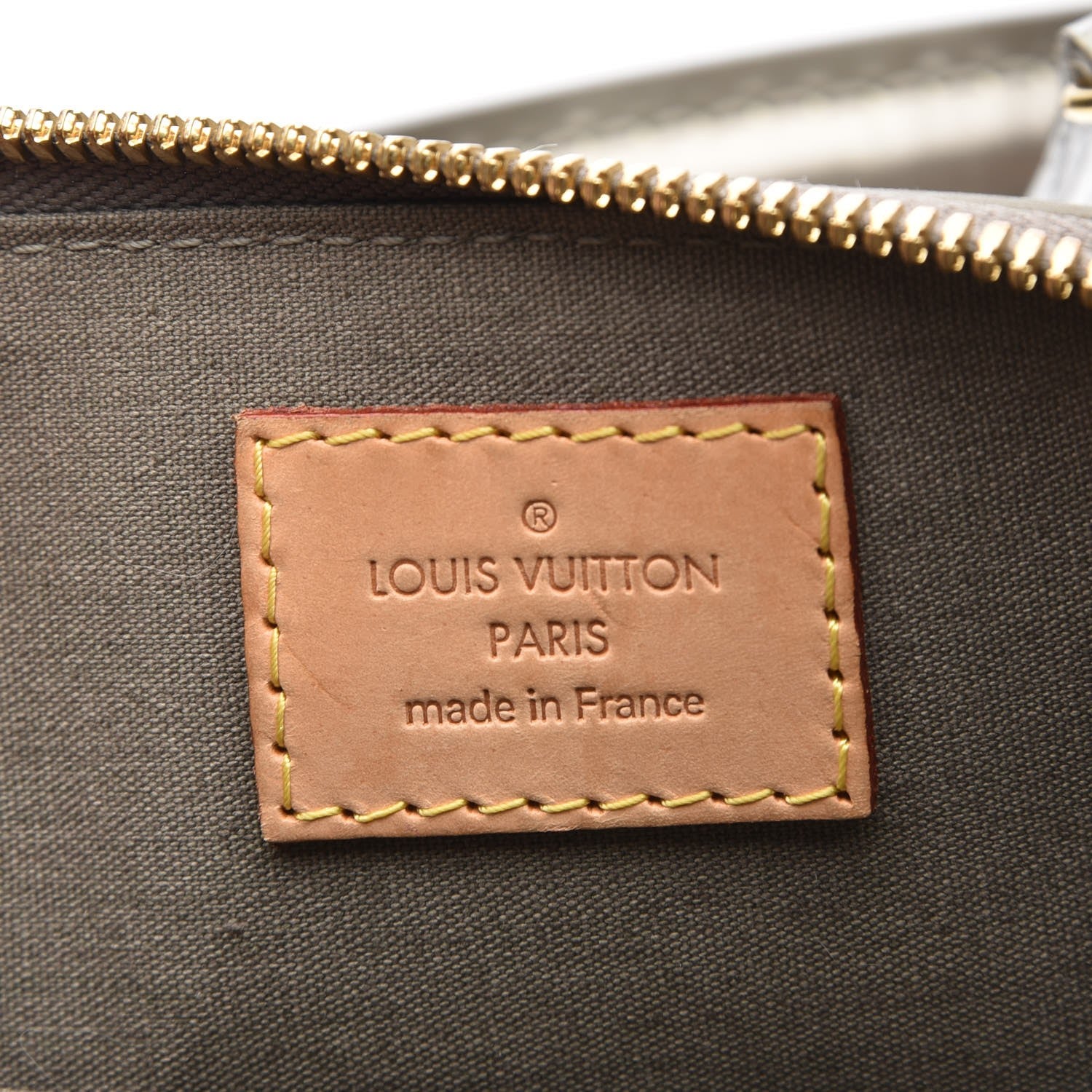 Louis Vuitton Vernis Alma BB Gris Art Deco 8 of 8