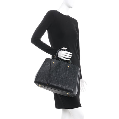Louis Vuitton Empreinte Montaigne GM Black 3 of 9