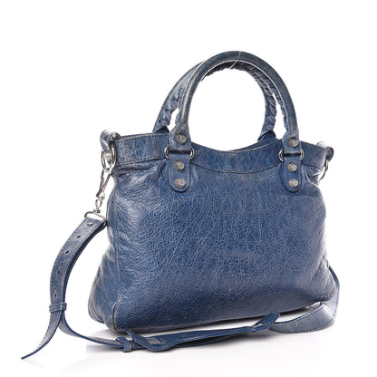 Balenciaga Agneau Giant 12 Silver Hardware Town Bleu Cobalt Bleu Electric 3 of 13