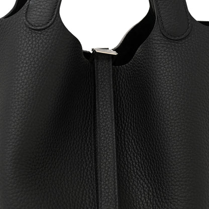 Hermes Taurillon Clemence Picotin Lock 22 MM Black 8 of 11