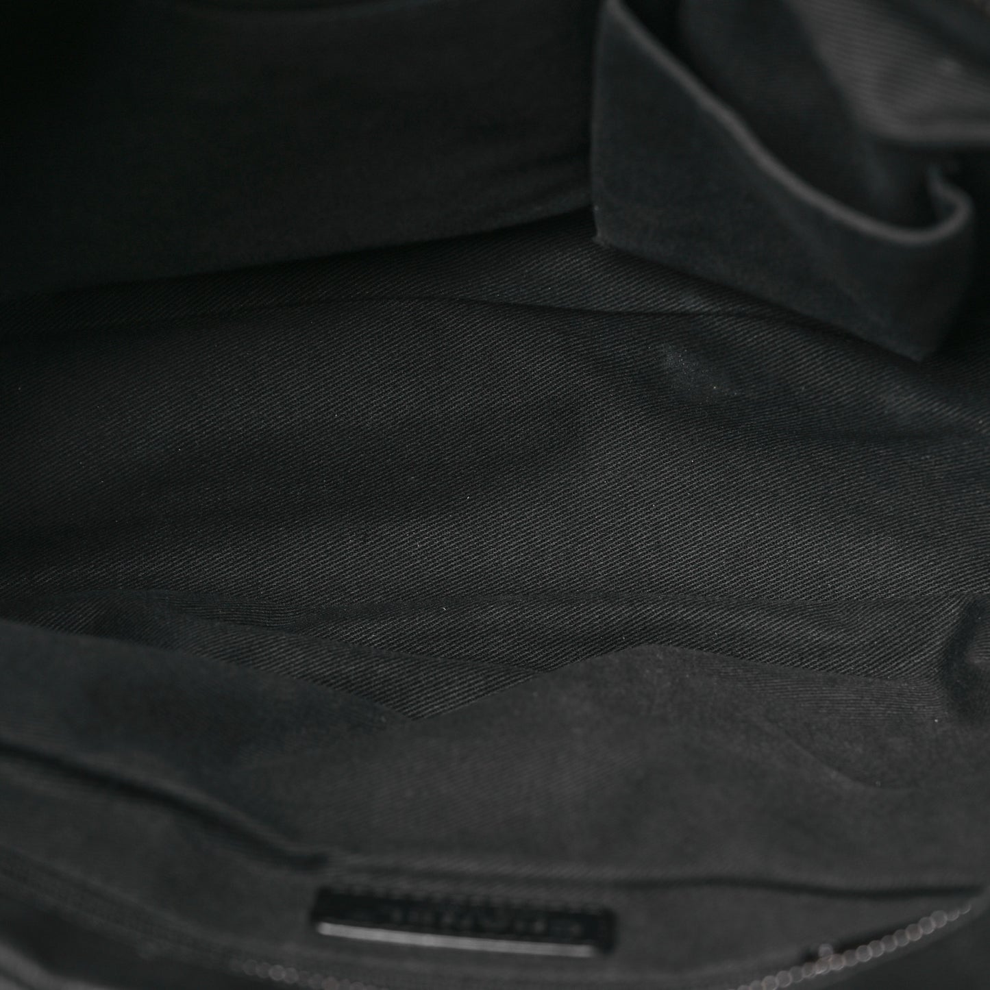 Caviar Quilted Travel Flap Tote Black