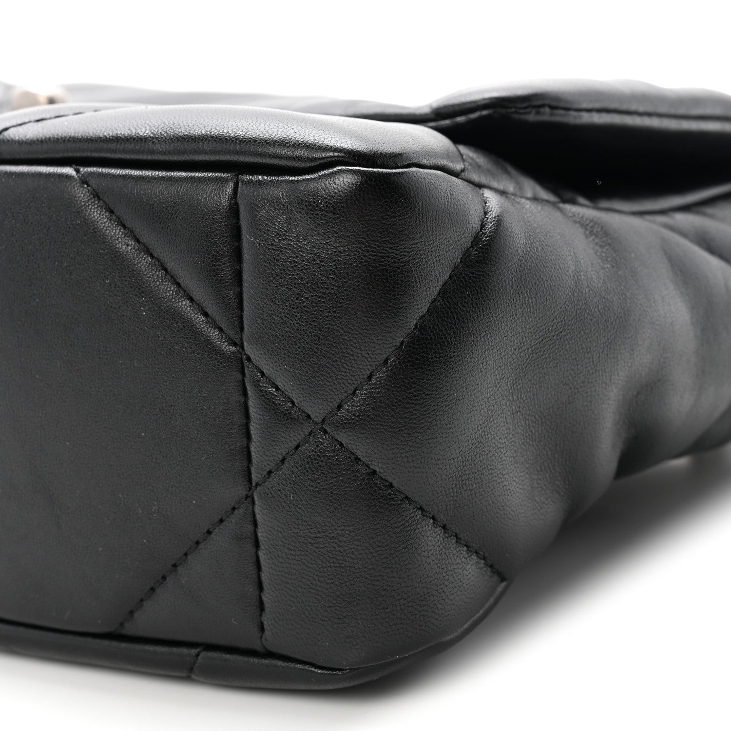 Chanel Lambskin Quilted Medium Chanel 19 Flap Black 10 of 10
