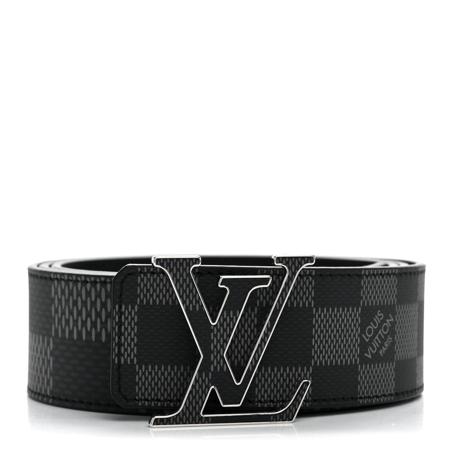 Damier Graphite Damier Infini 40mm LV Initiales Reversible Belt Onyx Black 100 40 Onyx Black