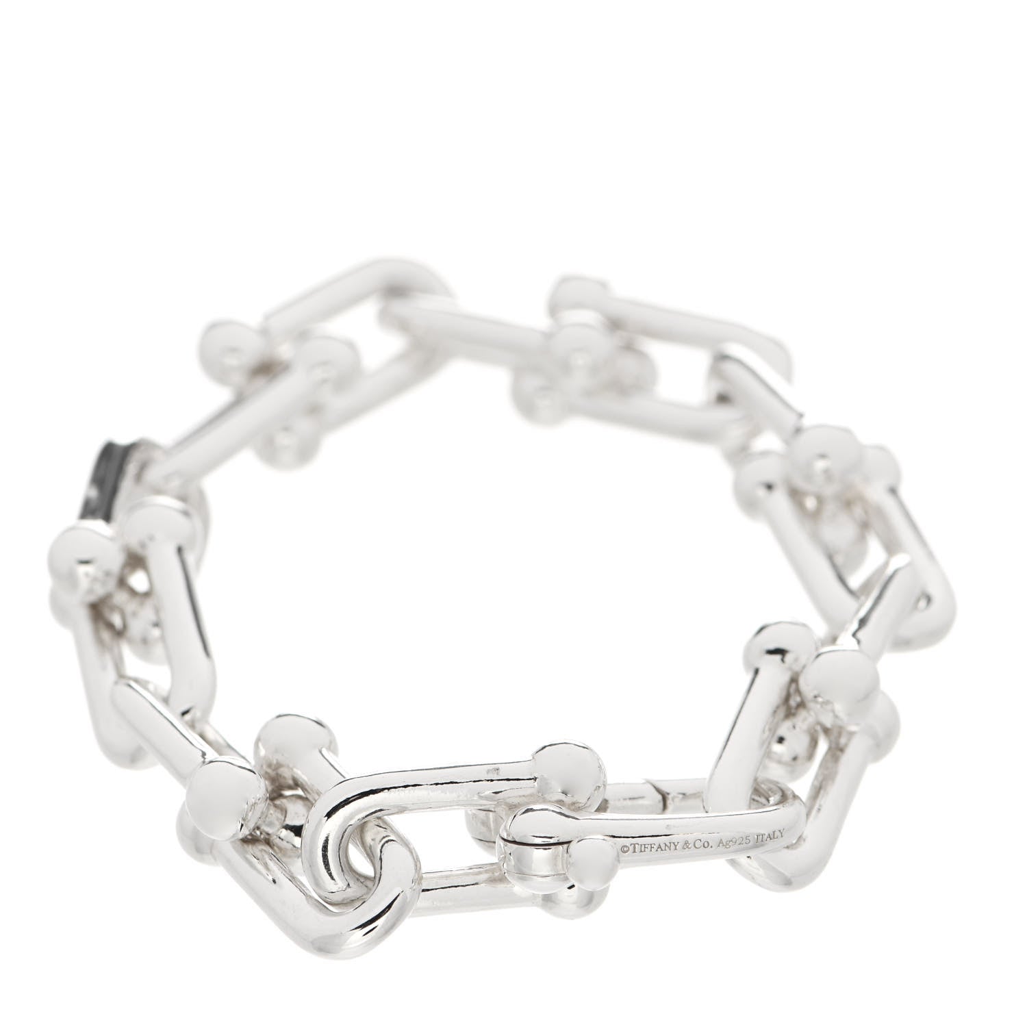 Tiffany Sterling Silver Large HardWear Link Bracelet 2 of 4