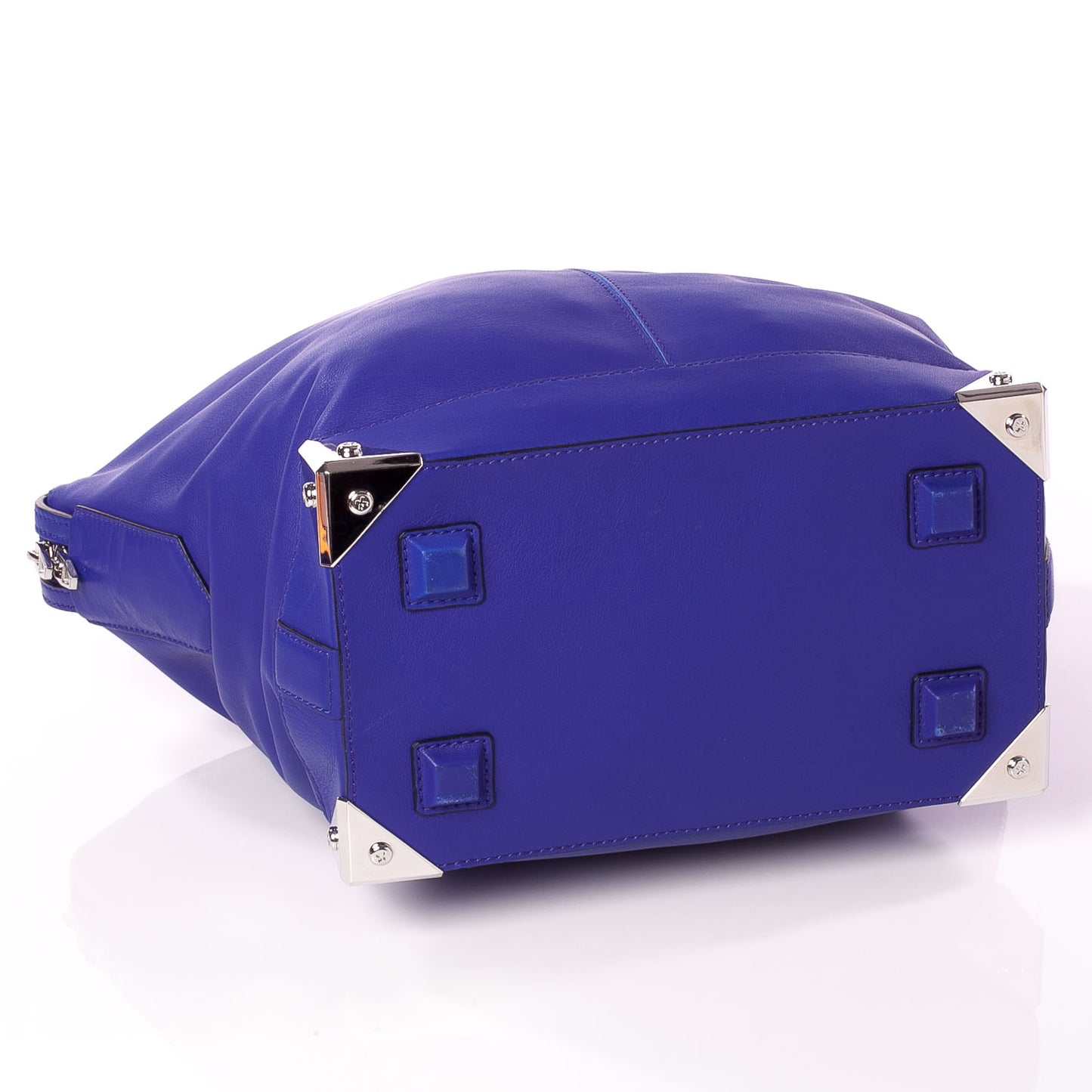 Leather Large Emilie Azure