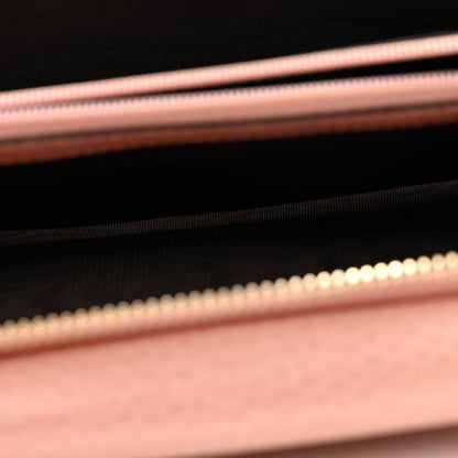 Gucci Dollar Calfskin Interlocking G Continental Wallet Soft Pink 9 of 12