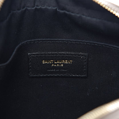 Saint Laurent Calfskin Matelasse Monogram Lou Camera Bag Dusty Grey 6 of 12