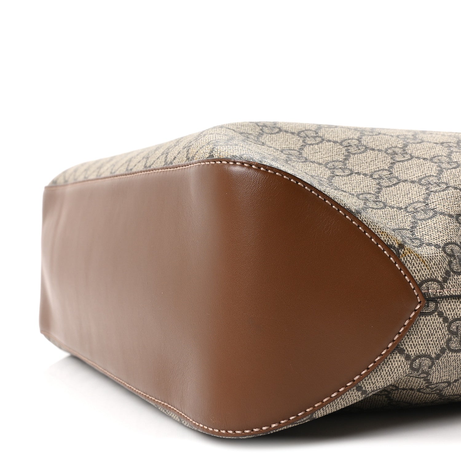 Gucci GG Supreme Monogram Large Linea A Hobo Light Brown 19 of 19