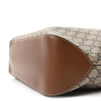 Gucci GG Supreme Monogram Large Linea A Hobo Light Brown 19 of 19