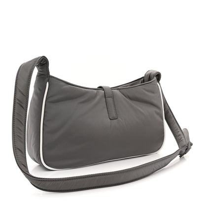 Saint Laurent Econyl Nylon Le 5 A 7 Hobo Grey 3 of 12