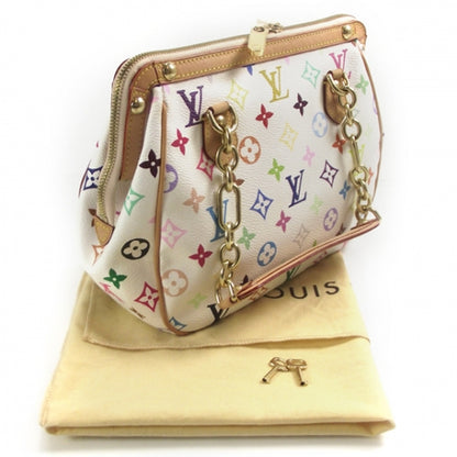 Louis Vuitton Monogram Multicolor Gracie MM White 3 of 9
