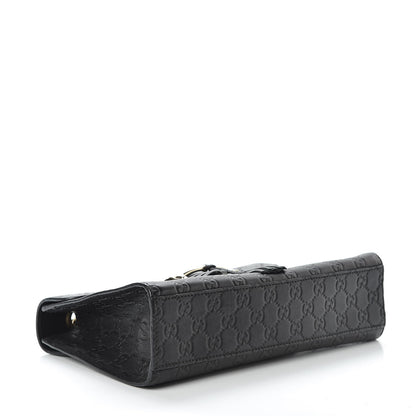 Gucci Guccissima Medium Emily Chain Shoulder Bag Black 4 of 10