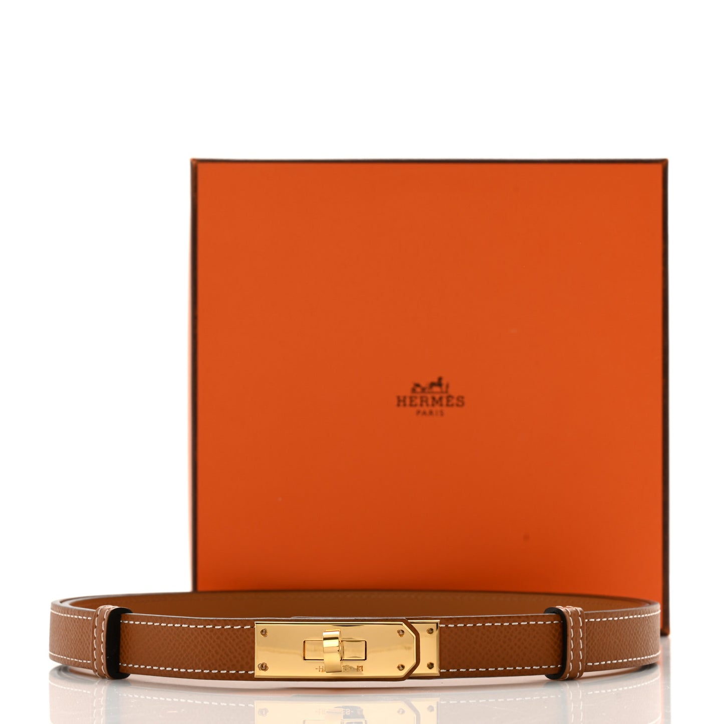 Epsom Kelly Belt Gold