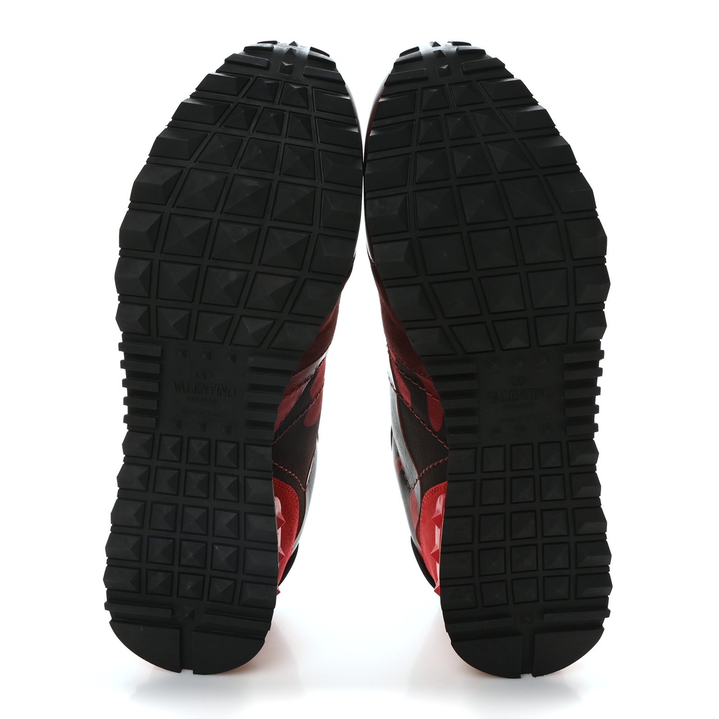 Nappa Suede Camouflage Mens Rockrunner Sneakers 43 Rubin Scarlet