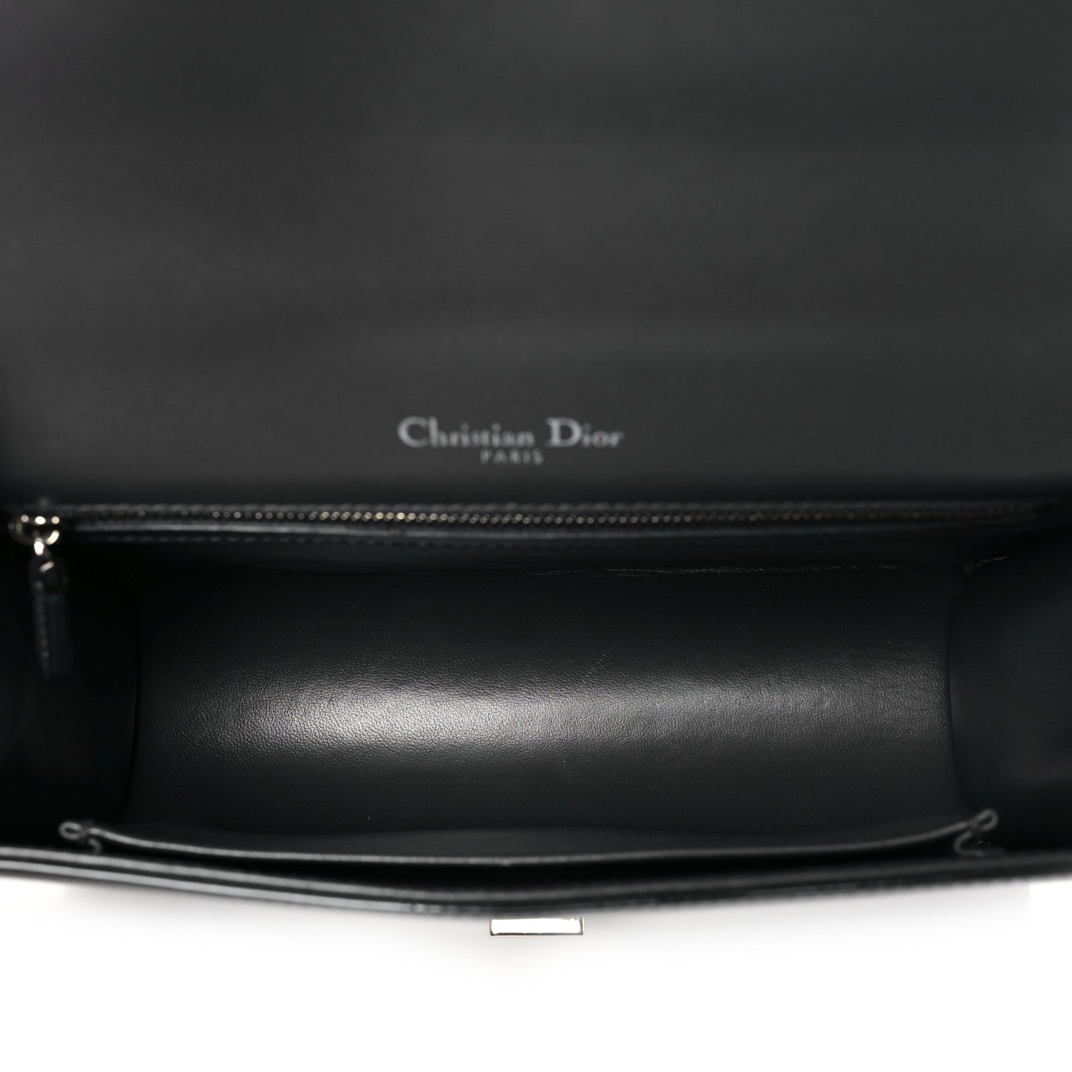 Christian Dior Patent Micro-Cannage Medium Diorama Flap Bag Onyx Black 5 of 10