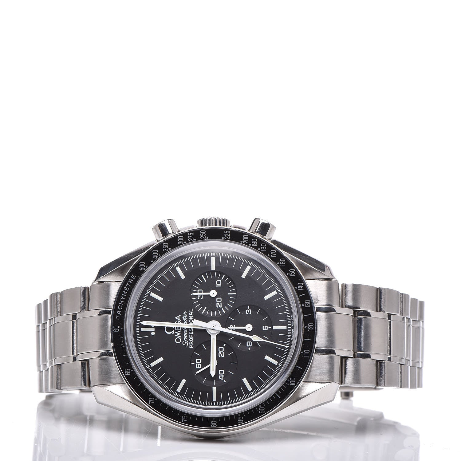 Omega Stainless Steel 42mm Speedmaster Moonwatch Professional Chronograph Manual Winding Watch Black 3573.50.00 3 of 8