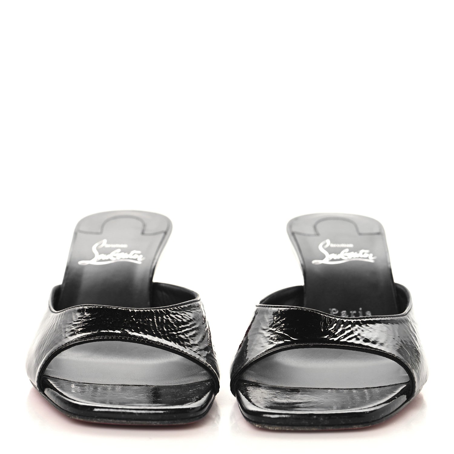 Christian Louboutin Patent Condora 55 Mules 38 Black 3 of 9