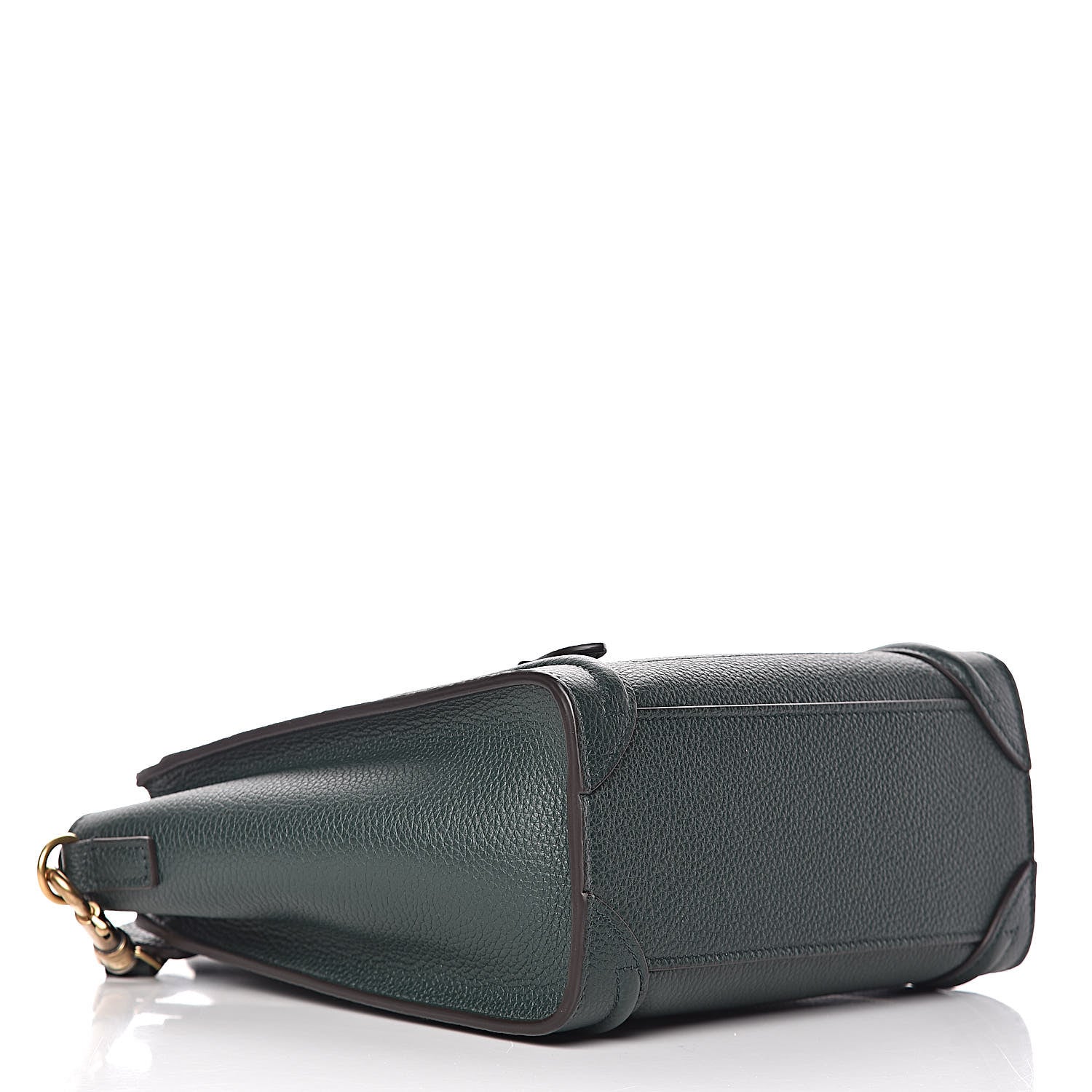 Celine Drummed Calfskin Nano Luggage Amazone 4 of 11
