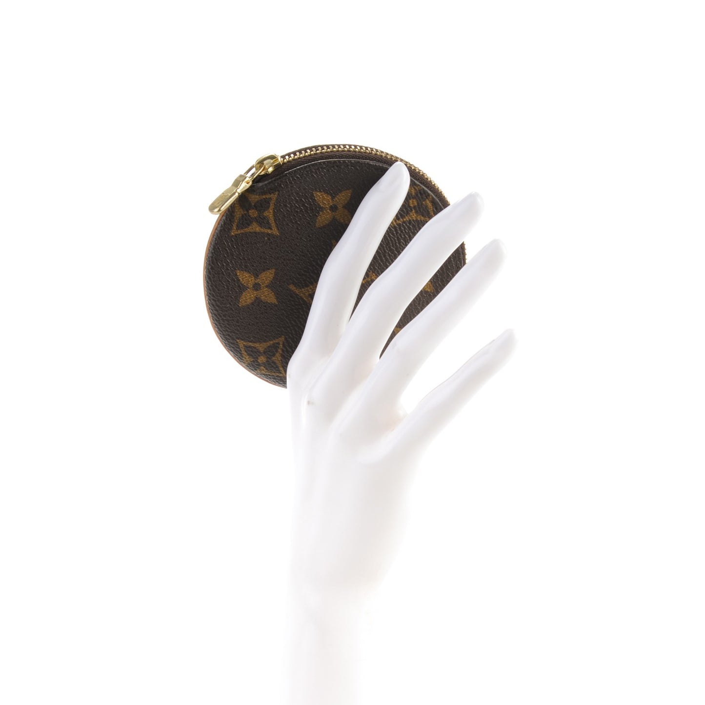 Monogram Round Coin Purse