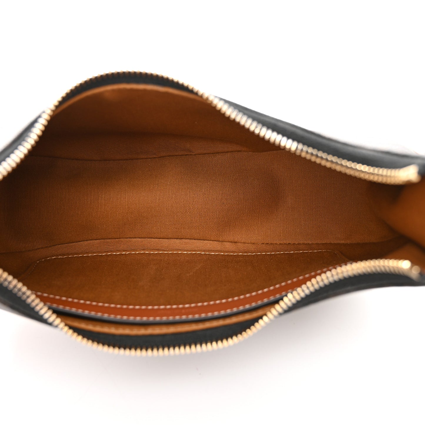 Triomphe Canvas Calfskin Ava Shoulder Bag Tan