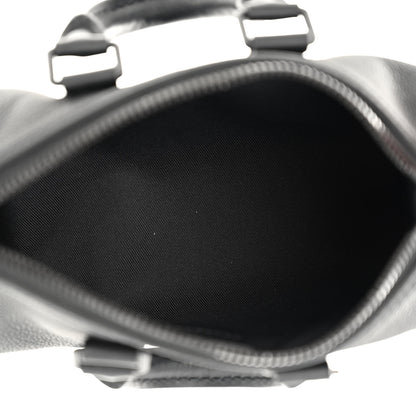 Louis Vuitton Grained Calfskin Aerogram Keepall XS Black 5 of 9