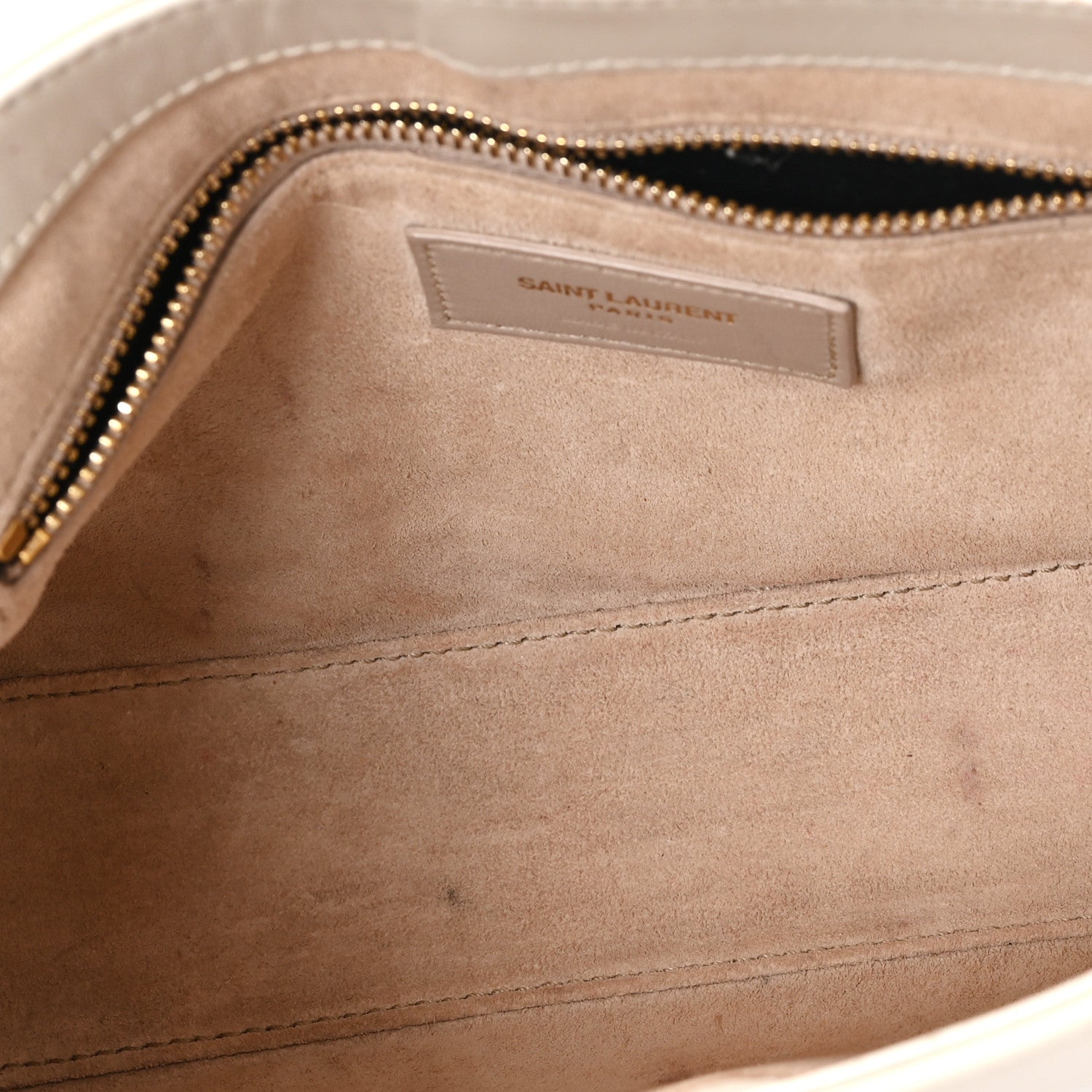 Saint Laurent Smooth Calfskin Le 5 A 7 Hobo Crema Soft 4 of 9
