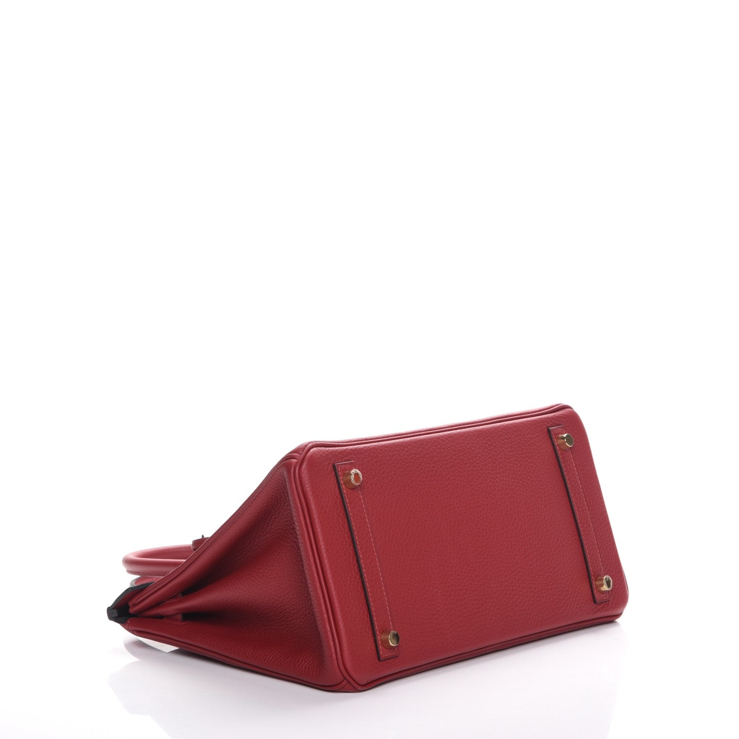 Hermes Taurillon Clemence Birkin 30 Rouge Grenat 5 of 28